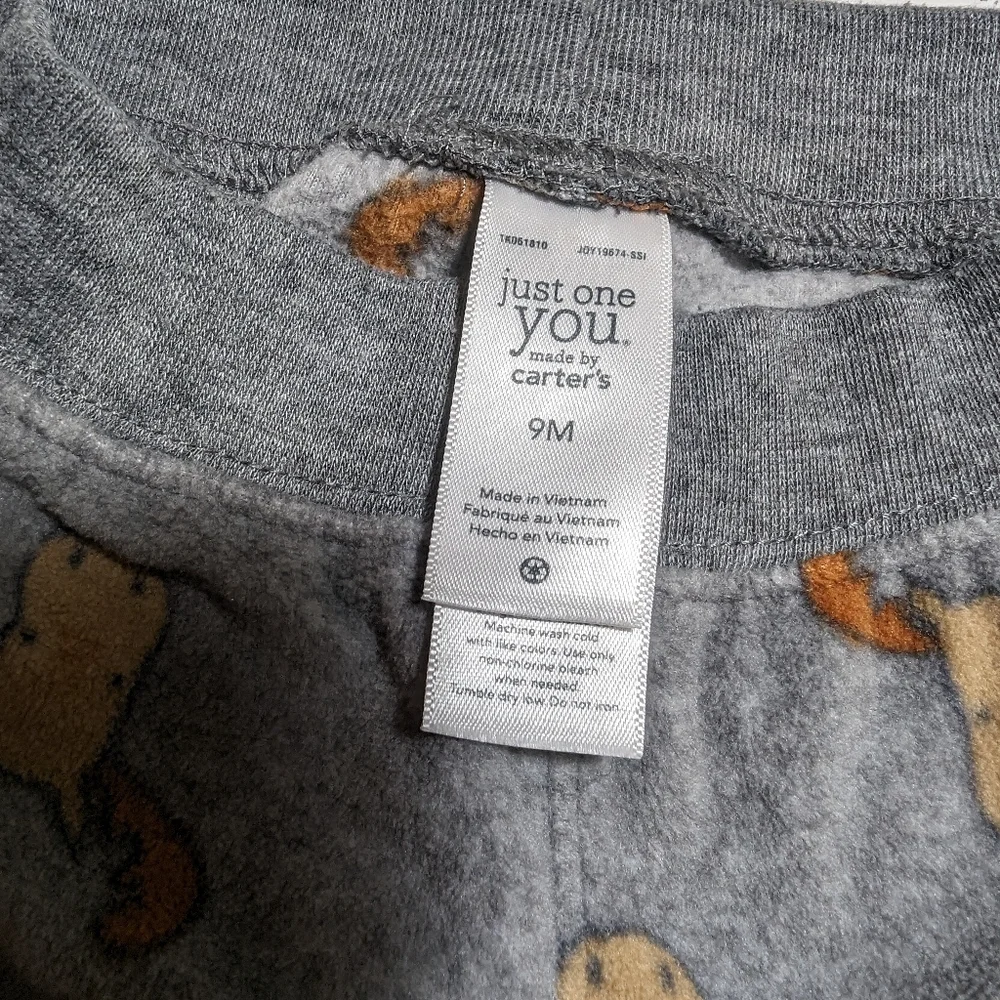 Carter's 9M Fleece Deer Pants